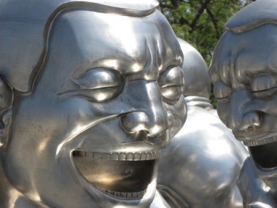 Laughing Statues